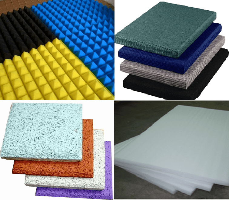 Vật liệu tiêu âm phổ biến